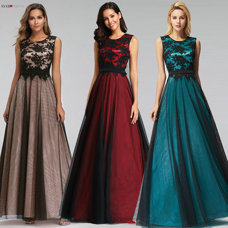 Plus Size Bridesmaid Dress Elegant A Line O Neck Sleeveless Appliques Formal Gowns For Wedding Party Guest Vestido Fiesta Mujer