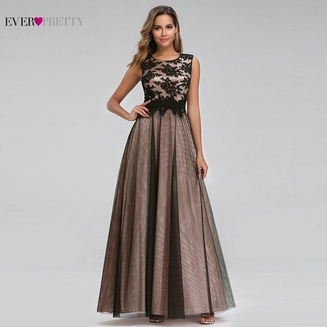 Plus Size Bridesmaid Dress Elegant A Line O Neck Sleeveless Appliques Formal Gowns For Wedding Party Guest Vestido Fiesta Mujer
