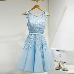 It's YiiYa Bridesmaid Dress For Girls Plus Size Short Pink Blue Party Dresses 2019 Women vestido madrinha LX073