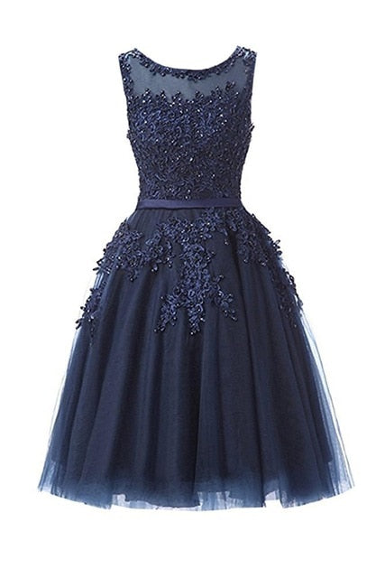 It's YiiYa Bridesmaid Dress For Girls Plus Size Short Pink Blue Party Dresses 2019 Women vestido madrinha LX073