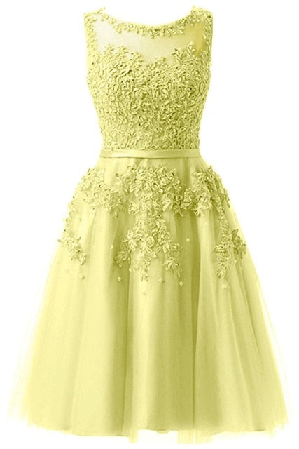 It's YiiYa Bridesmaid Dress For Girls Plus Size Short Pink Blue Party Dresses 2019 Women vestido madrinha LX073
