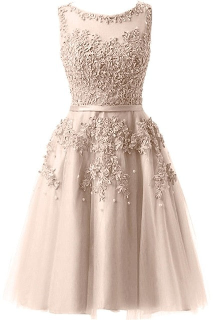 It's YiiYa Bridesmaid Dress For Girls Plus Size Short Pink Blue Party Dresses 2019 Women vestido madrinha LX073