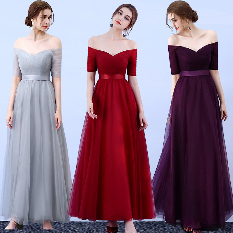 Long Dress for Wedding Party for Woman  Bridesmaid Dresses Elegant Vestido Da Dama De Honra