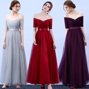 Long Dress for Wedding Party for Woman  Bridesmaid Dresses Elegant Vestido Da Dama De Honra