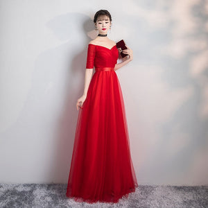 Long Dress for Wedding Party for Woman  Bridesmaid Dresses Elegant Vestido Da Dama De Honra