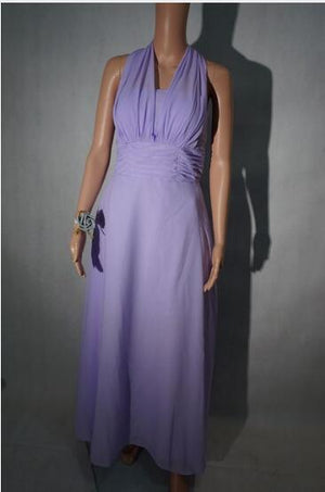 2019 Hot Lace Up Sleeveless Long Bridesmaid Dresses  Ruffles Chiffon a-Line Vestido De Madrinha De Casamento Longo