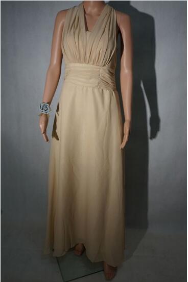 2019 Hot Lace Up Sleeveless Long Bridesmaid Dresses  Ruffles Chiffon a-Line Vestido De Madrinha De Casamento Longo