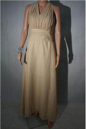 2019 Hot Lace Up Sleeveless Long Bridesmaid Dresses  Ruffles Chiffon a-Line Vestido De Madrinha De Casamento Longo