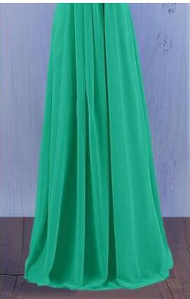 2019 Hot Lace Up Sleeveless Long Bridesmaid Dresses  Ruffles Chiffon a-Line Vestido De Madrinha De Casamento Longo